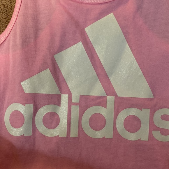 Girls Adidas Racerback Tank Size 10/12 - Picture 3 of 5